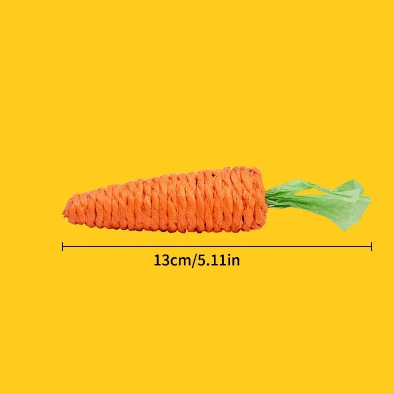 Cat Toy Sound Carrot Shape Teasing Cat Stick Unboring Molar Stick Bite Resistant Cat Scratch Board Pet Products