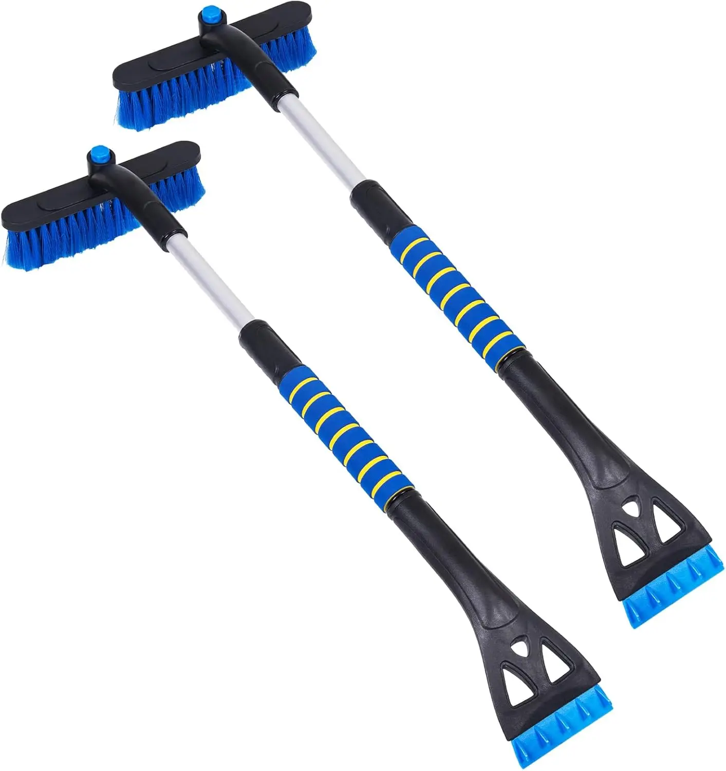 

36" Extendable Ice Scraper Brush Detachable Removal Tool with Ergonomic Foam for Car SUV Truck