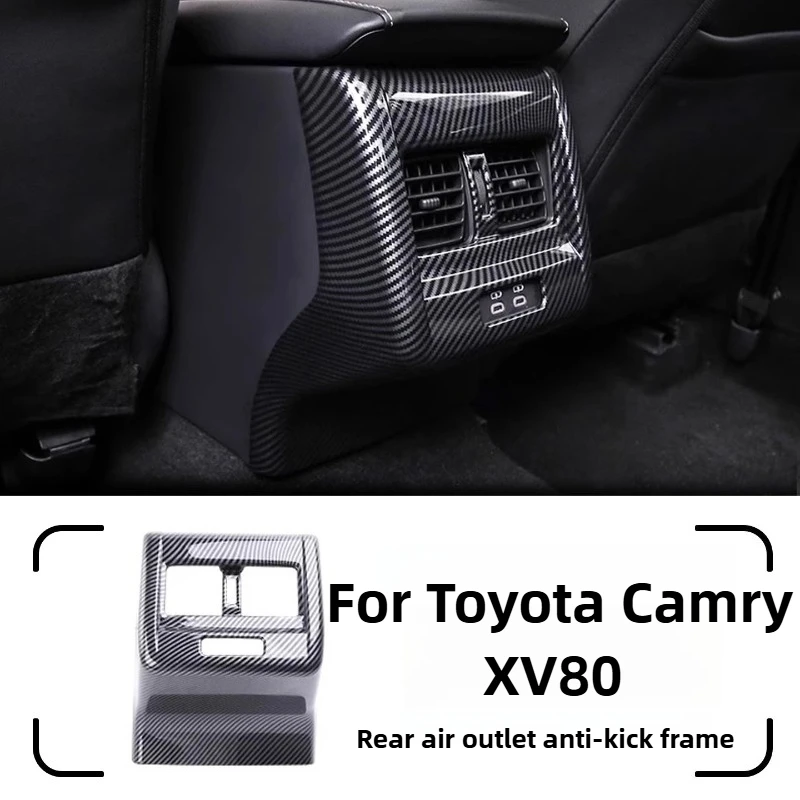 

Rear Air Vent Anti-Kick Plate For Toyota Camry XV80 Accessories 2026/2025 Premium ABS Material Dust-Proof Scratch-Resistant 2024