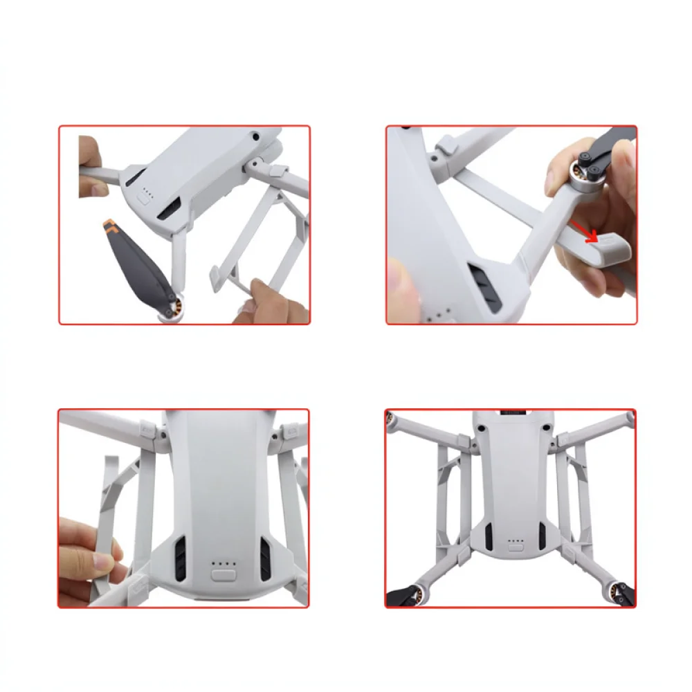 Landing Gear Leg Extender For Lito X1 Lito1 Drone Support Protector Heightening Stand Guard Mount Gimbal Accessory Kit