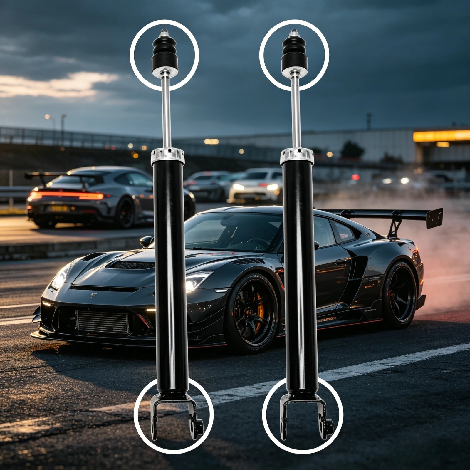 

Universal Car Shock Absorber, for Daily Road Driving & Improved Riding Comfort-61-5637-5637 JB, Excellent Shock Absorption