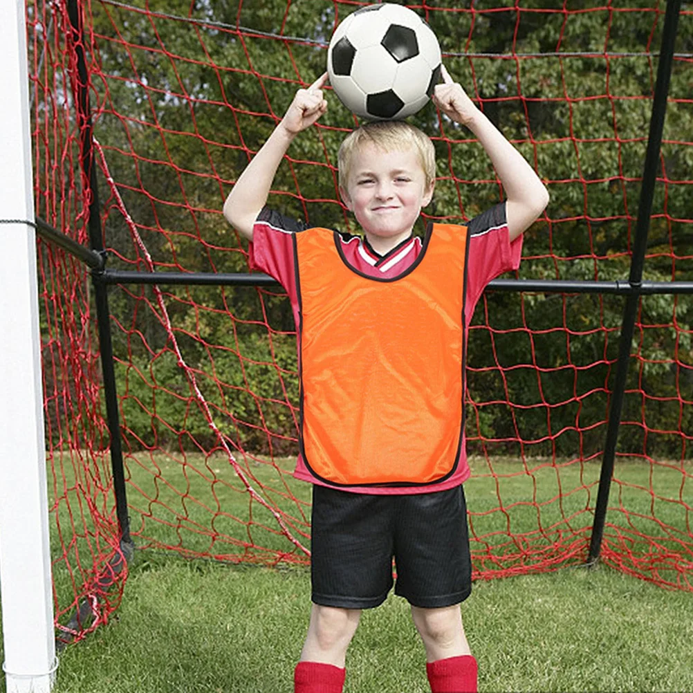 

8pcs Polyester Soccer Vests Vests Kids Quick drying Mesh Soccer Football Basketball Pinnies Sports Jerseys Team Costume