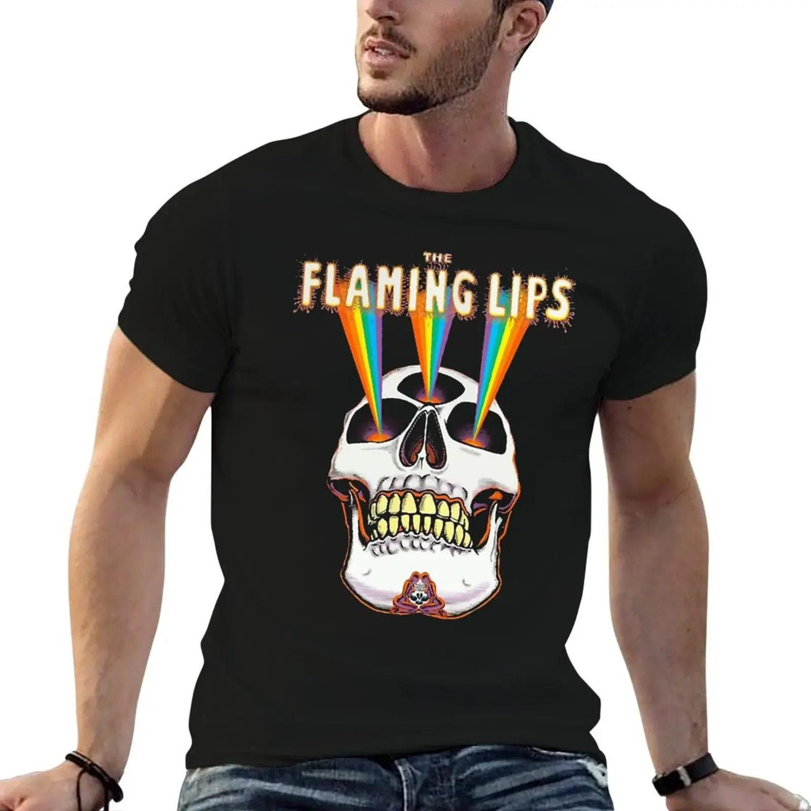 

Rainbow Skull T-Shirt new edition affliction shirts Men's t-shirts