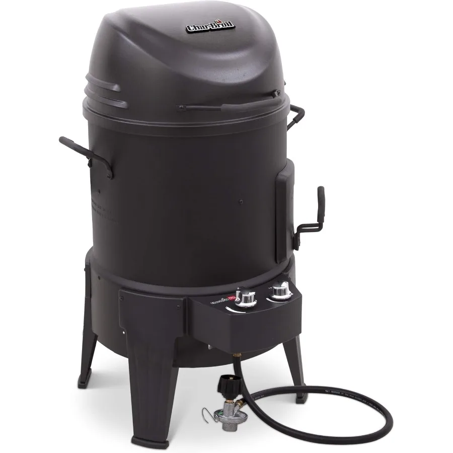 Charbroil The Big Easy TRUInfrarot 3in1 Smoker Roaster Gasgrill Schwarz 14101550