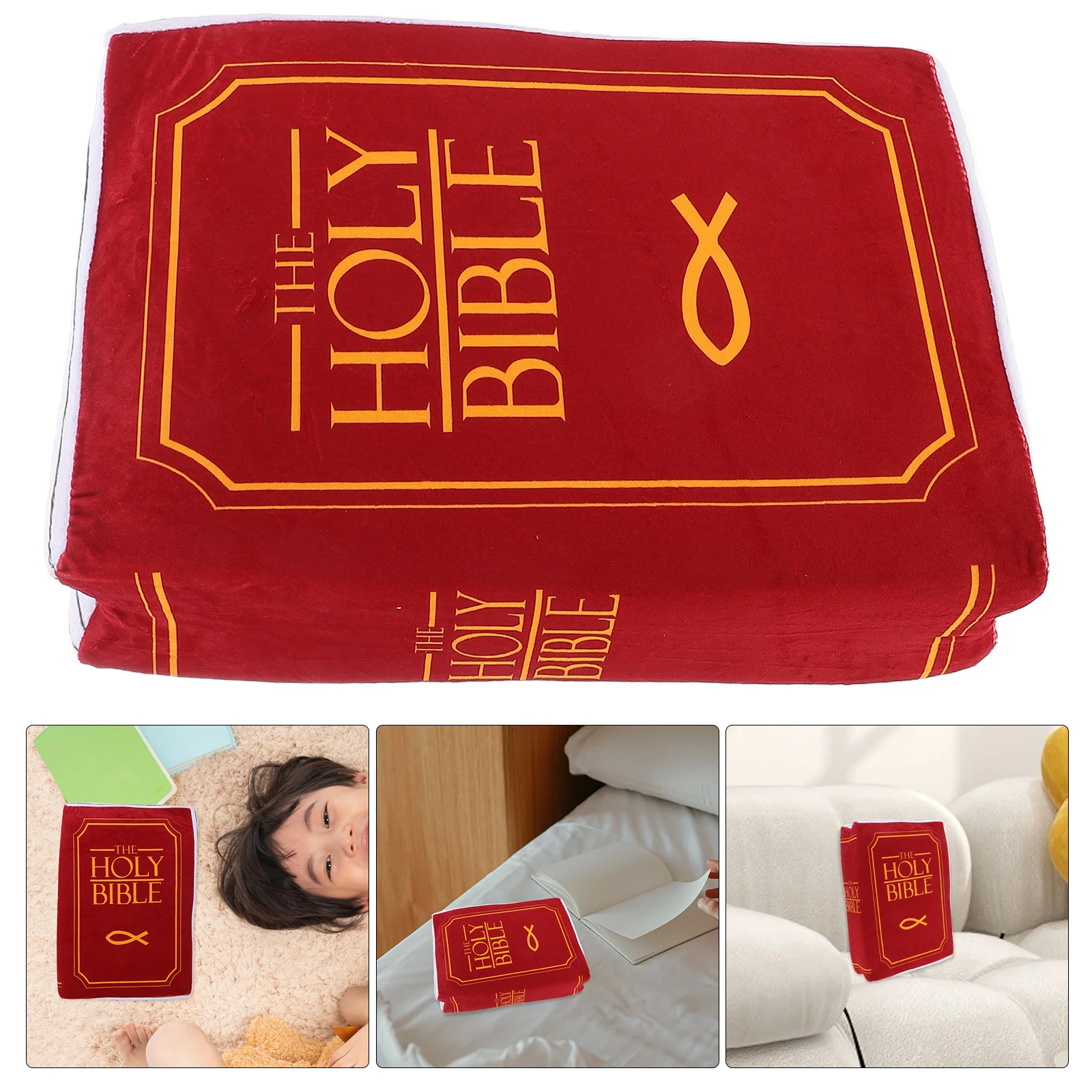 

Toys Plush Holy Bible Book Pillow Cushion/pillow (including Core) Shape Verse Child