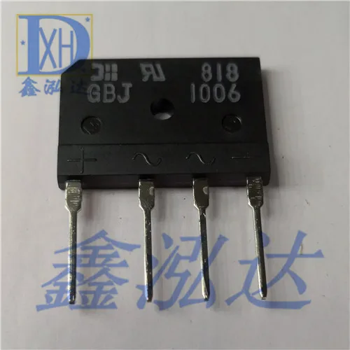 GBJ1006　 New+Original  DIODES　rectification- Bridge pile  STOCK　　Direct purchase　 10 uds