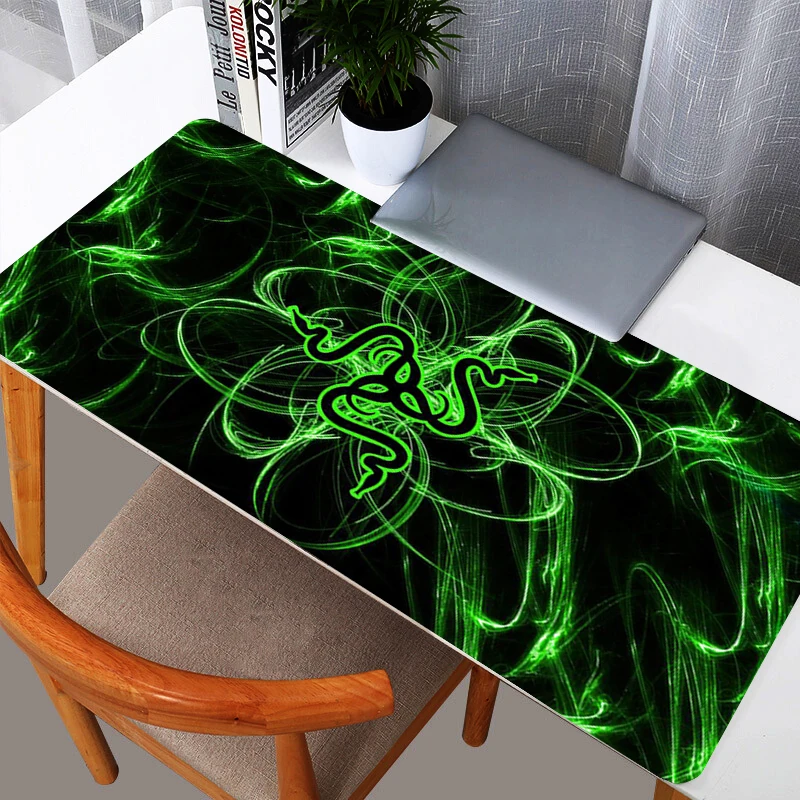 لوحة ماوس كبيرة ملحقات ألعاب الألعاب سرعة لوحة المفاتيح المطاطية قفل حافة حصيرة مكتبية للكمبيوتر المحمول Razer تصميم عصري جديد لوحة ماوس