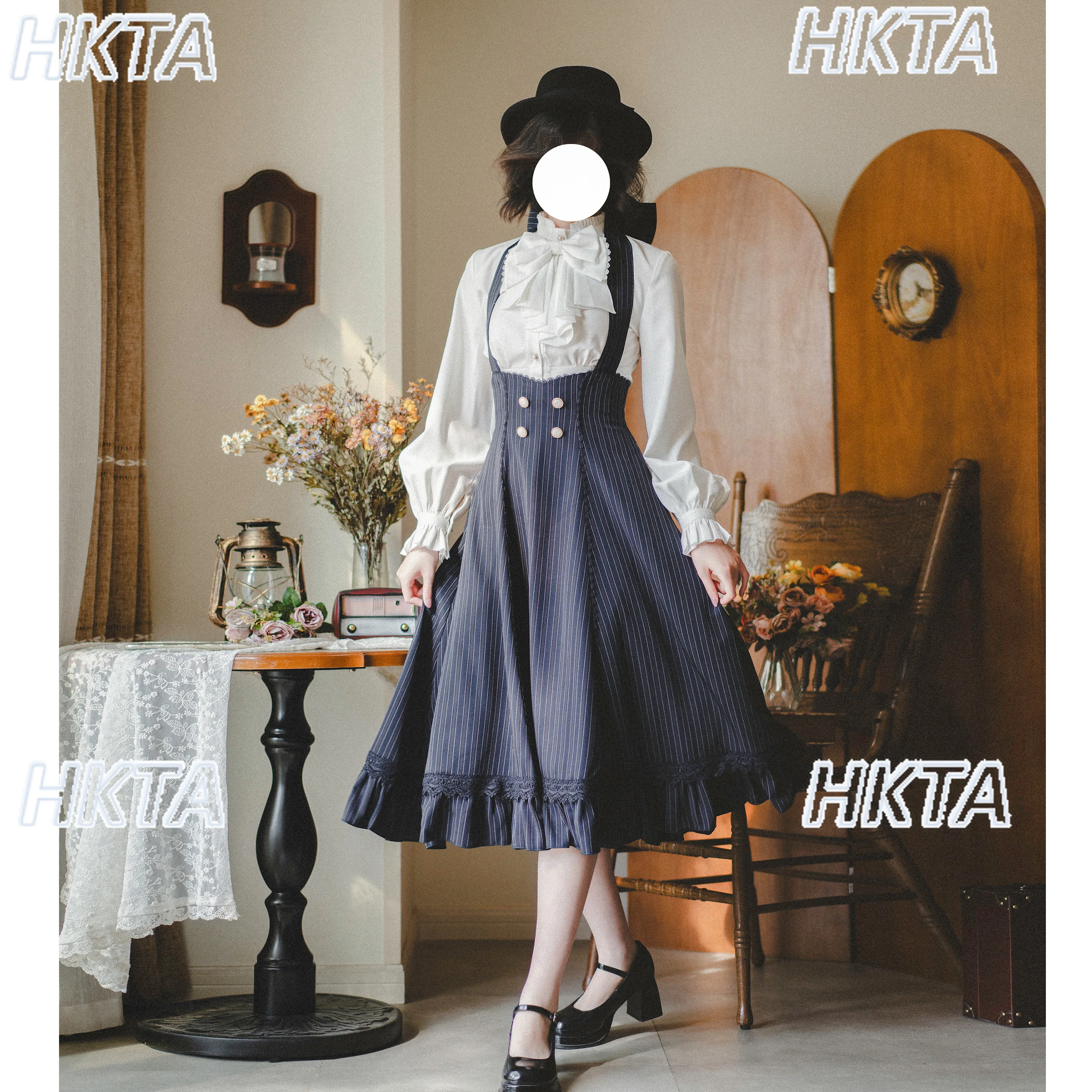 Chemise en mousseline de soie originale, chemisier Lolita, chemises blanches Vintage françaises à manches longues pour dames, nouvelle collection automne 2025