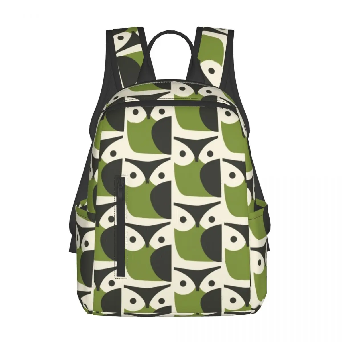 

Orla Kiely Owl Backpack Daypack Large Capacity Children BookBag School Bag Shoulder Bags for Men Women