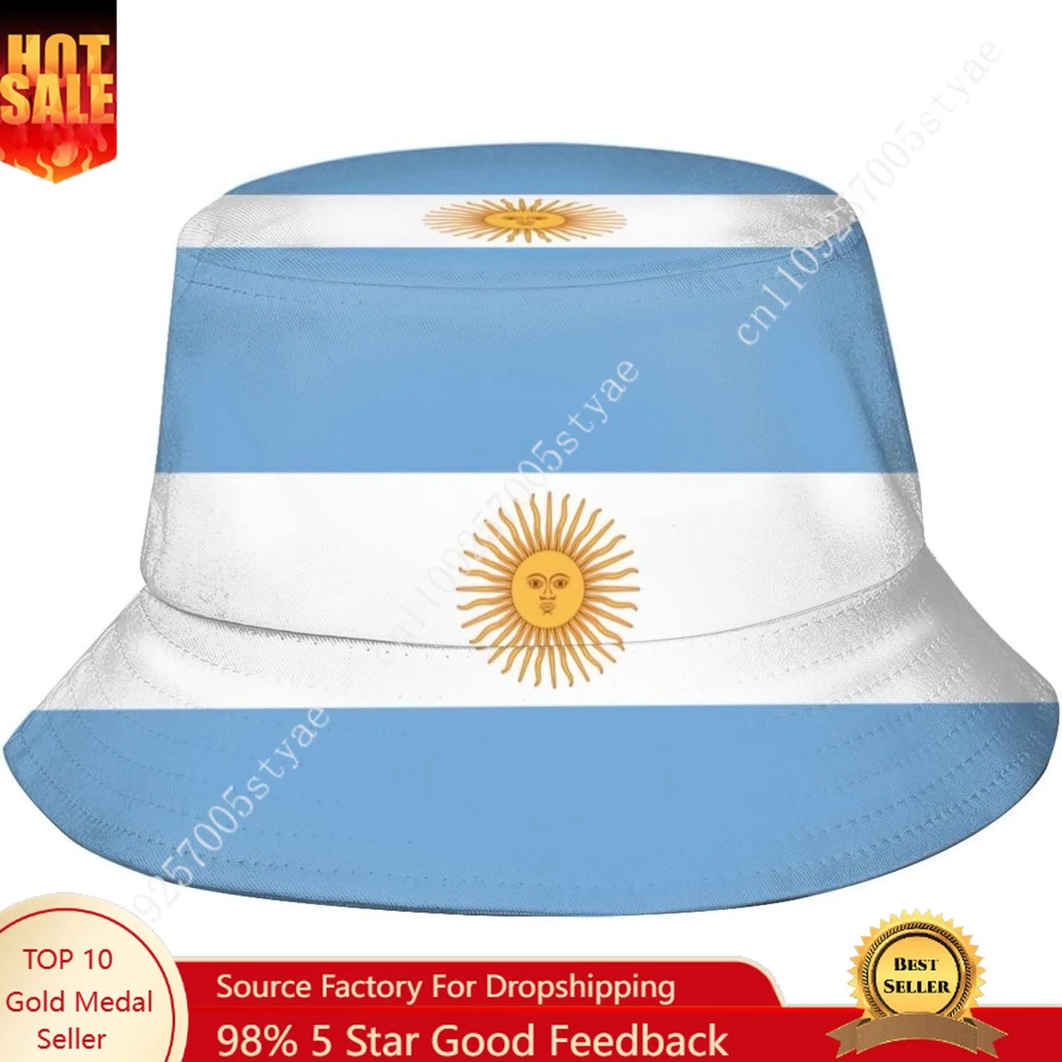 

Argentina Flag Bucket Hat Men Women High Quality Outdoor Cap Fashion Fisherman Caps Cool Fishing Hats Summer Beach Sun Hats