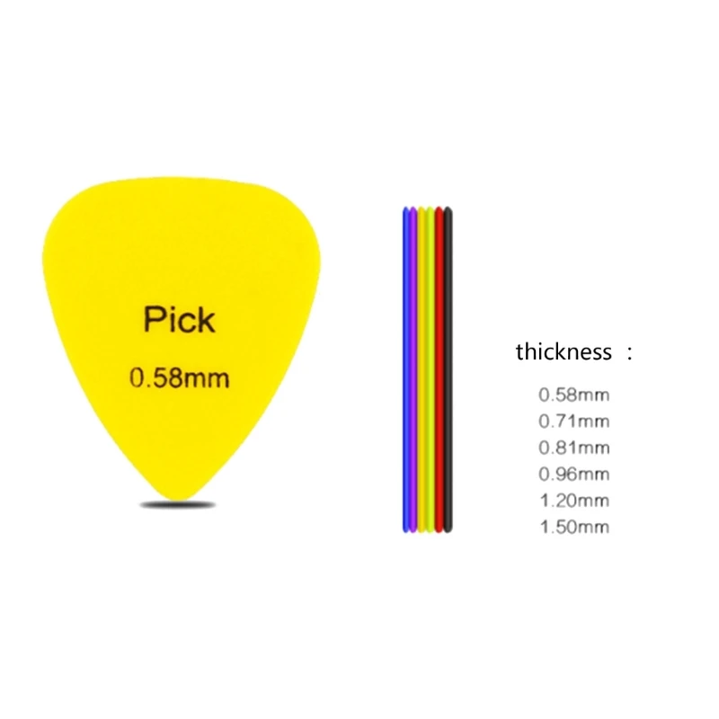 2025 New 30Pcs Guitar Picks Thumb Pick Electric Guitar Parts Ukulele Pick Electric Guitar Pick Music Gift Guitar Bass Plectrums