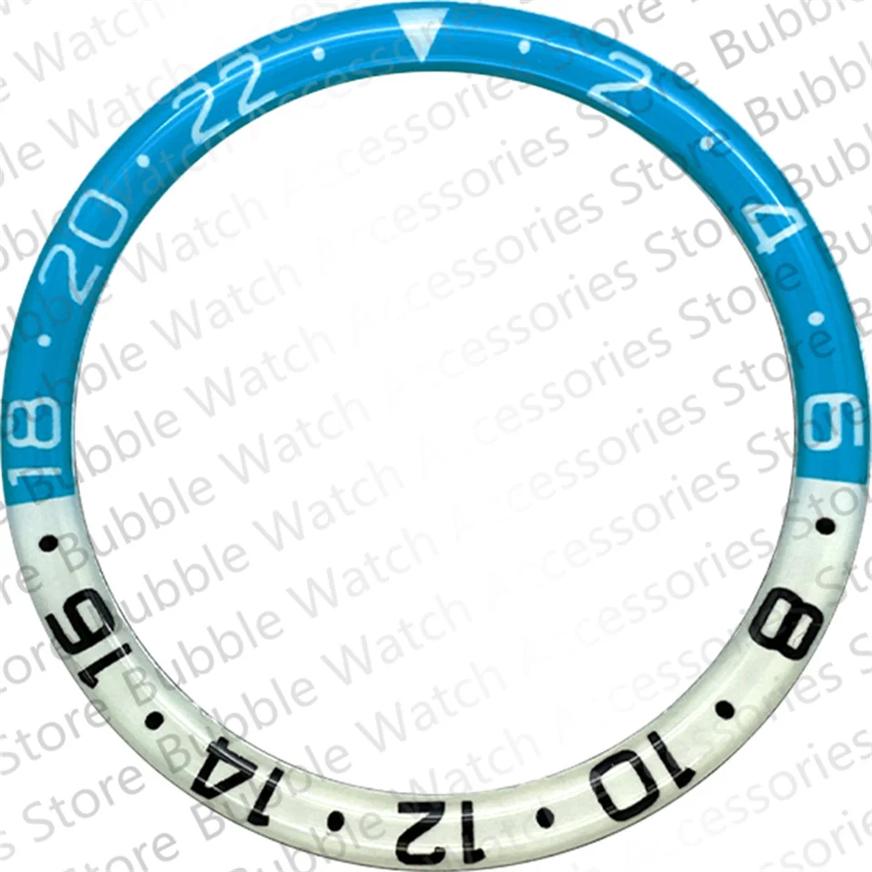 38*31,5 мм Смола Синий Оранжевый Розовый с зеленым светящимся ободом вставка подходит для SKX007 SKX009 SRPD Submariner автоматические мужские часы