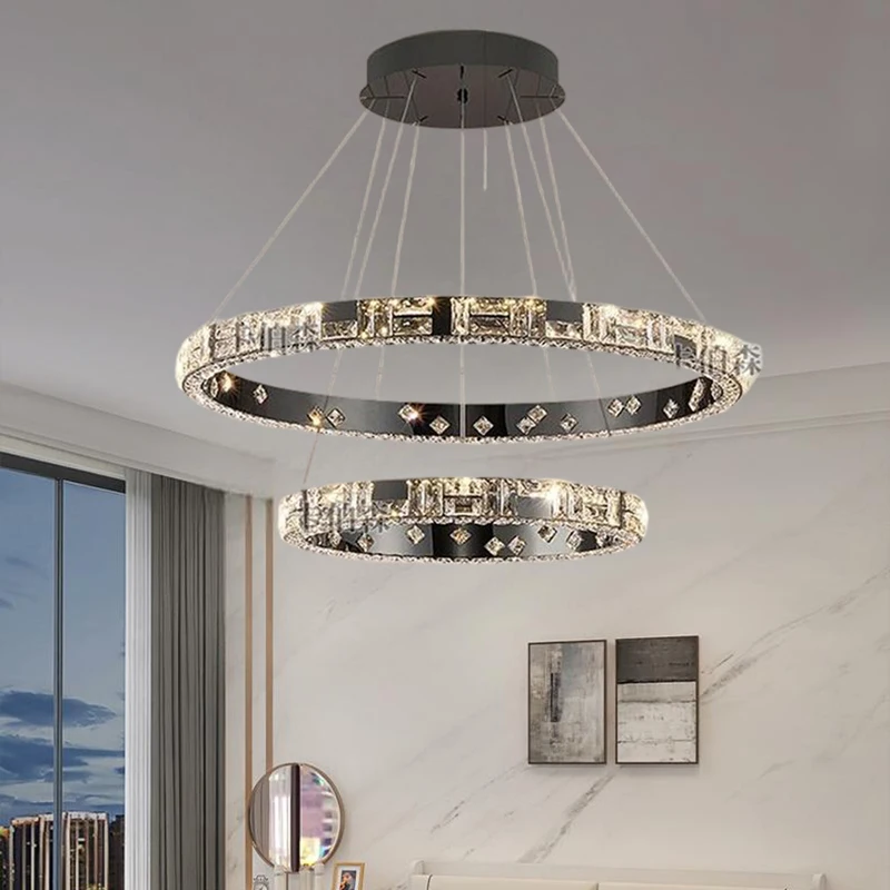 

home decorationPendant lights, luxury crystal living room chandelier, dining room Pendant lamp, ceiling light, indoor lighting