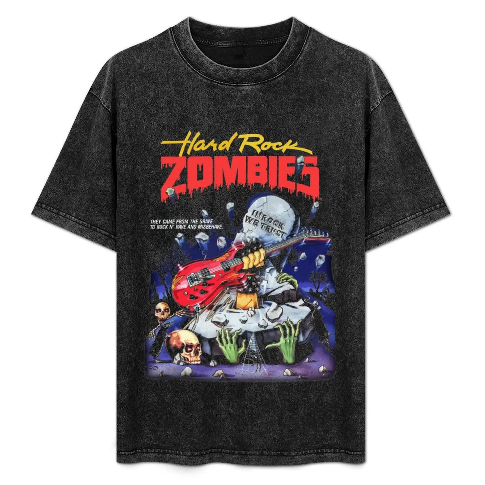 Hard Rock Zombies T-Shirt sublime kawaii clothes t shirt men 100℅ cotton