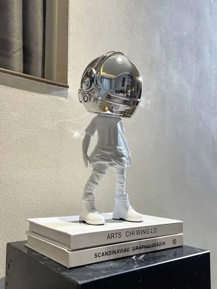 Modern Creative Alien Figurines Ornaments,Home Decor,Abstract Characters,Living Rooms,Desk,Cartoon Sculptures,Resin Crafts Decor