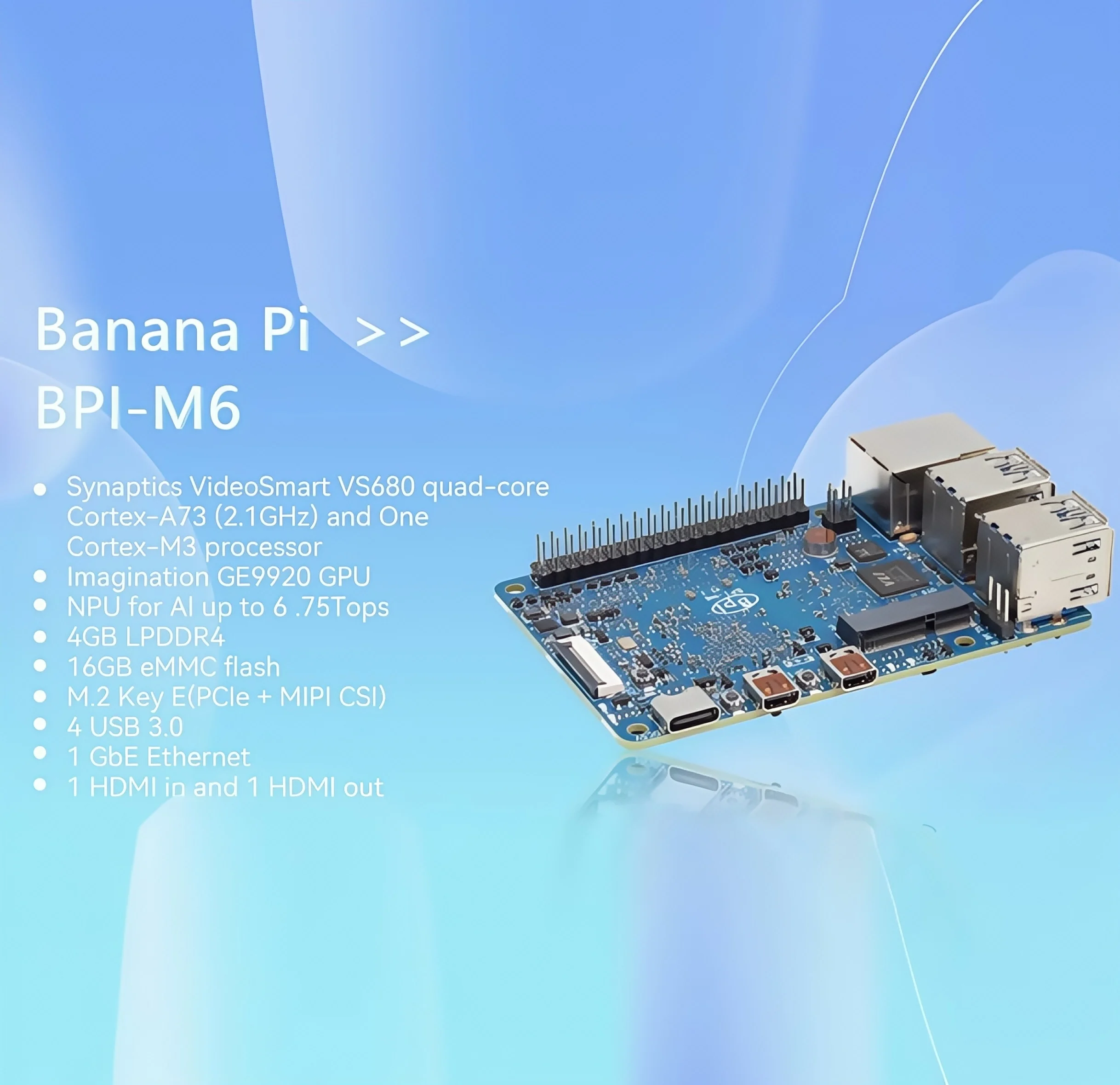 Banana Pi BPI-M6 De… - image
