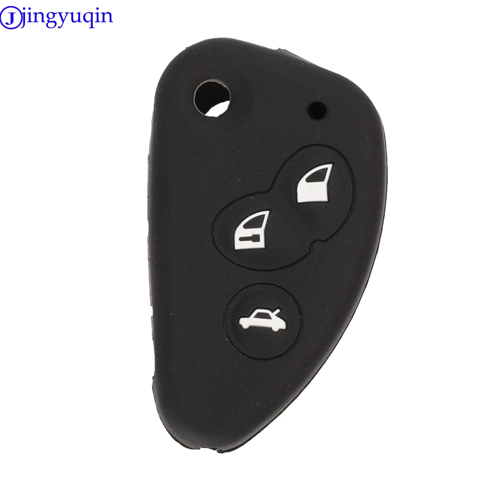 jingyuqin 3B Remote Key Silicone Cover Case Fob For Alfa Romeo 147 156 166 GT JTD TS Flip Folding