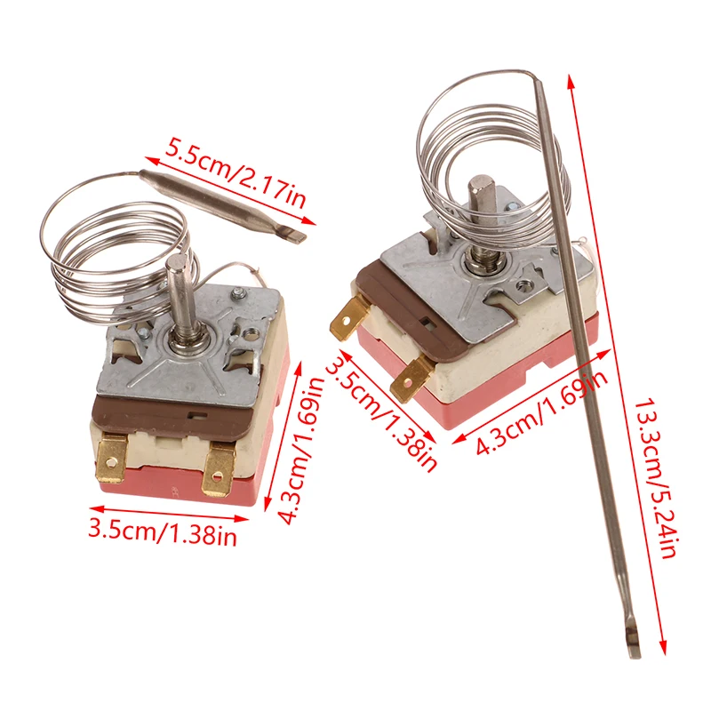 3mm 5mm regulowany regulator temperatury czujnik pompy ciepła termostat 900W 1500W wyrzutnik dymu części do opryskiwacza