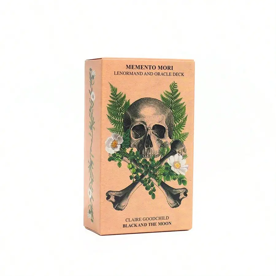 

Паперовая карта Memento Mori Lenormand, карточки Таро для гадания, игра для вечеринок