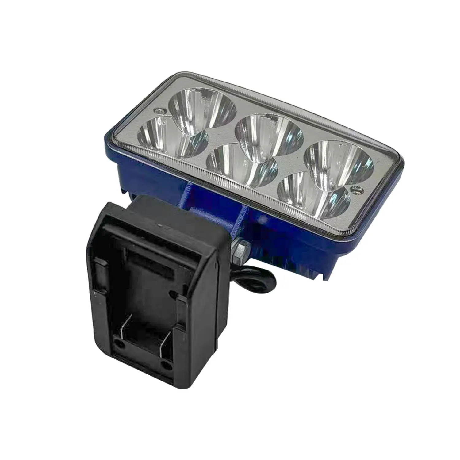 45W 6LED Work Light For DCB200 Battery Thickened Aluminum Shell AC/DC Dual Use Portable Lamp For Workshop Home Garden Tool