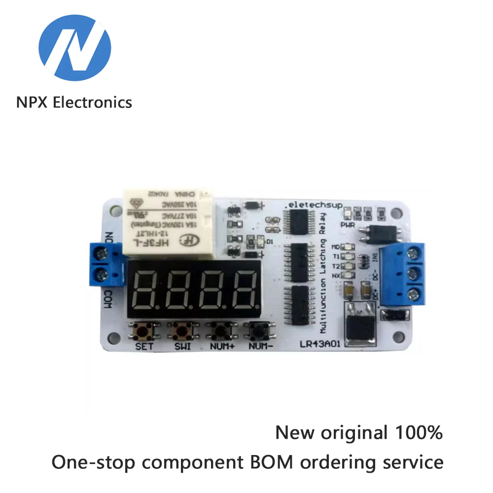 

DC 12V Magnetic Latching Impulse Relay Delay Time Switch