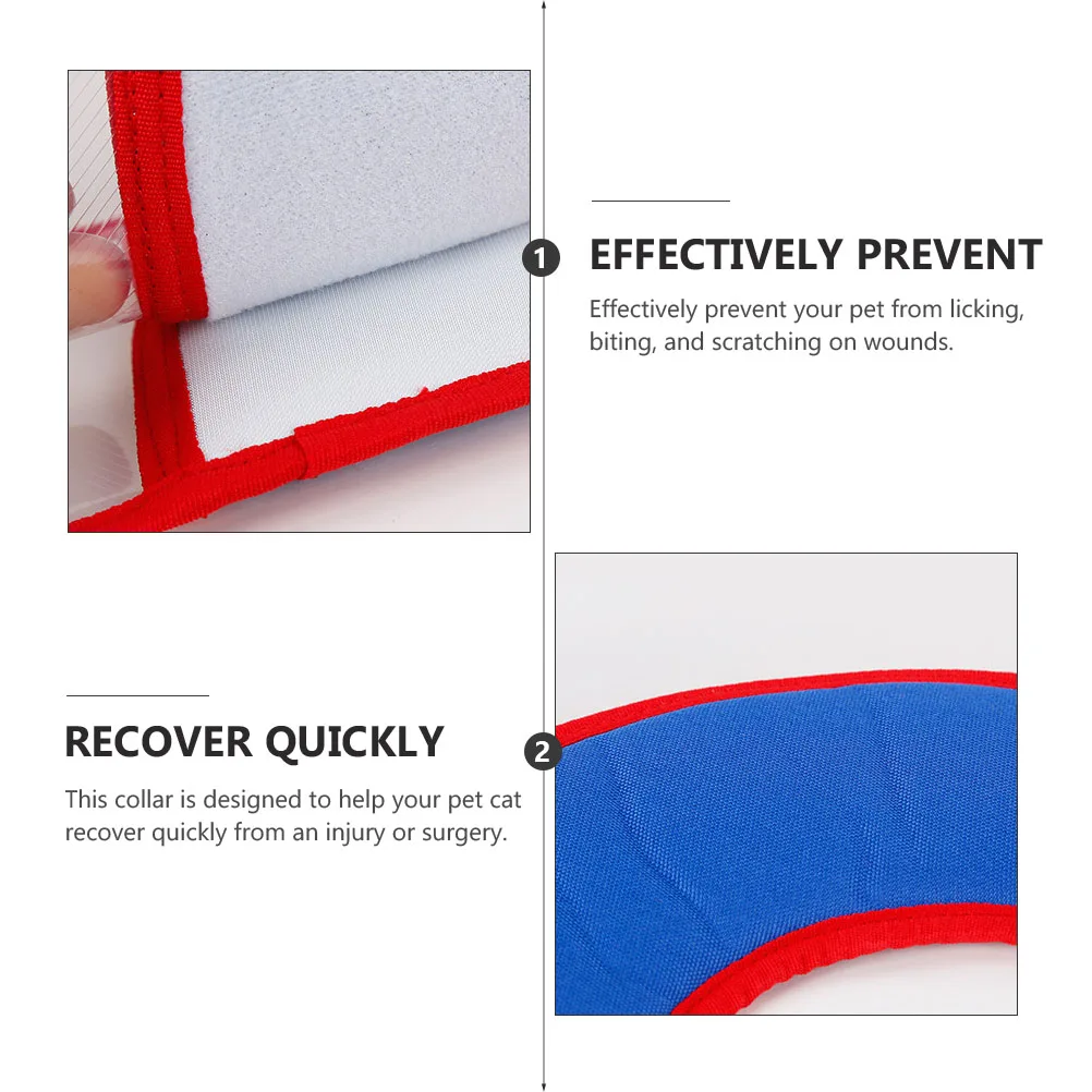 

Waterproof Cat Dog Cone Dog Recovery Cone Collar Durable Pet Protective Collar Comfortable For Wound Healing
