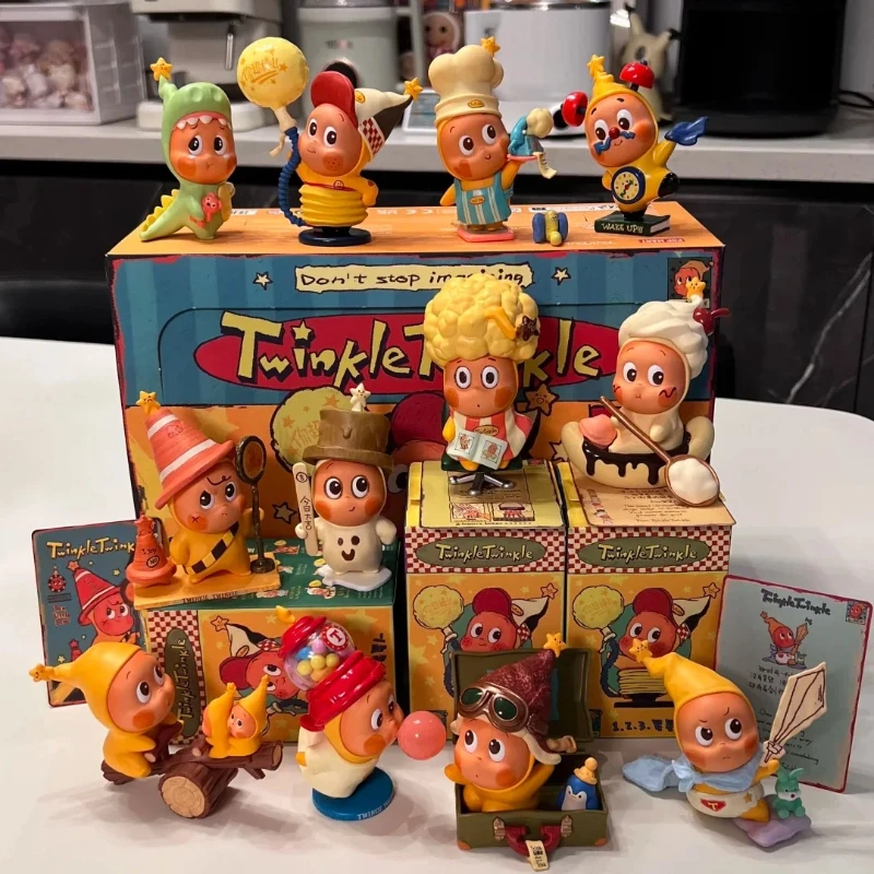 

POP MART 123 Серия Twinkle Twinkle: Слепая коробка-сюрприз, коллекционная фигурка, милые настольные украшения, модный подарок для девочек
