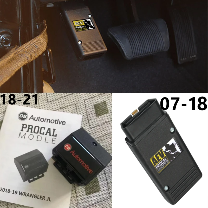 For Jeep Wrangler JK 07-18 JL 18-22 AEV Procal Module Tire Size Final Ratio OTLC TPMS DRL ASBS PCM Mode Diagnostics