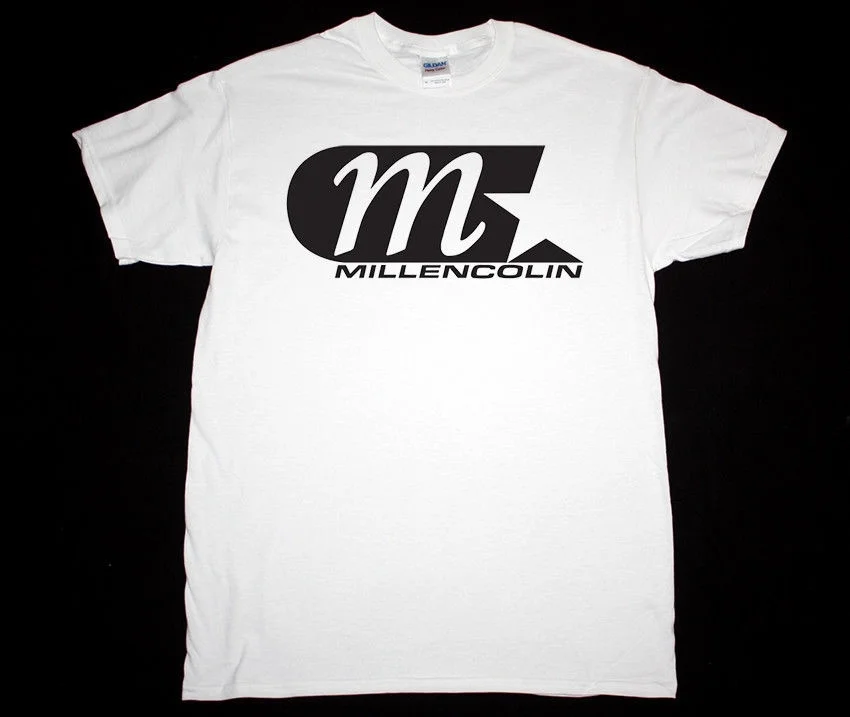 MILLENCOLIN LOGO SKATE PUNK BAND NO USE FOR A NAME NOFX S-XXL NEW WHITE T-SHIRT Men Print Cotton O Neck T Shirts Top Tee