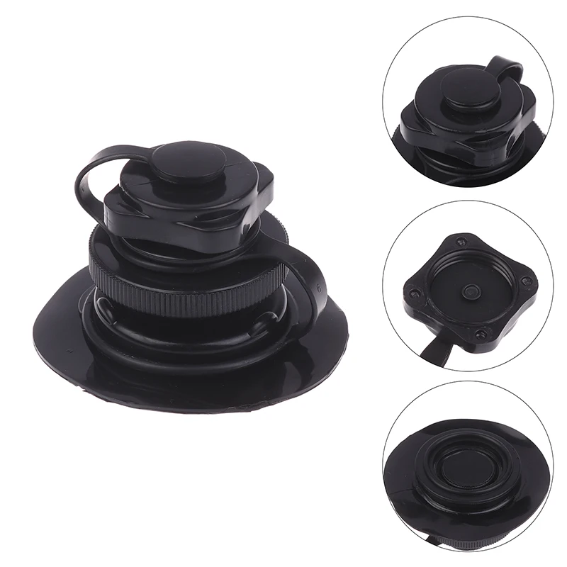 1Pc 2-in-1 Valve With Base PVC For Octagonal Valve Inflatable Boat Intex Inflatable Boat Fishing Boat Airbed Screw Valve