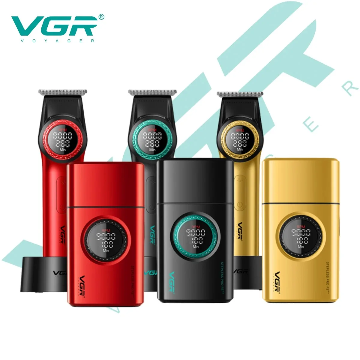 VGR Professional Hair Trimmer 0MM Electric Clippers V-977 V-377