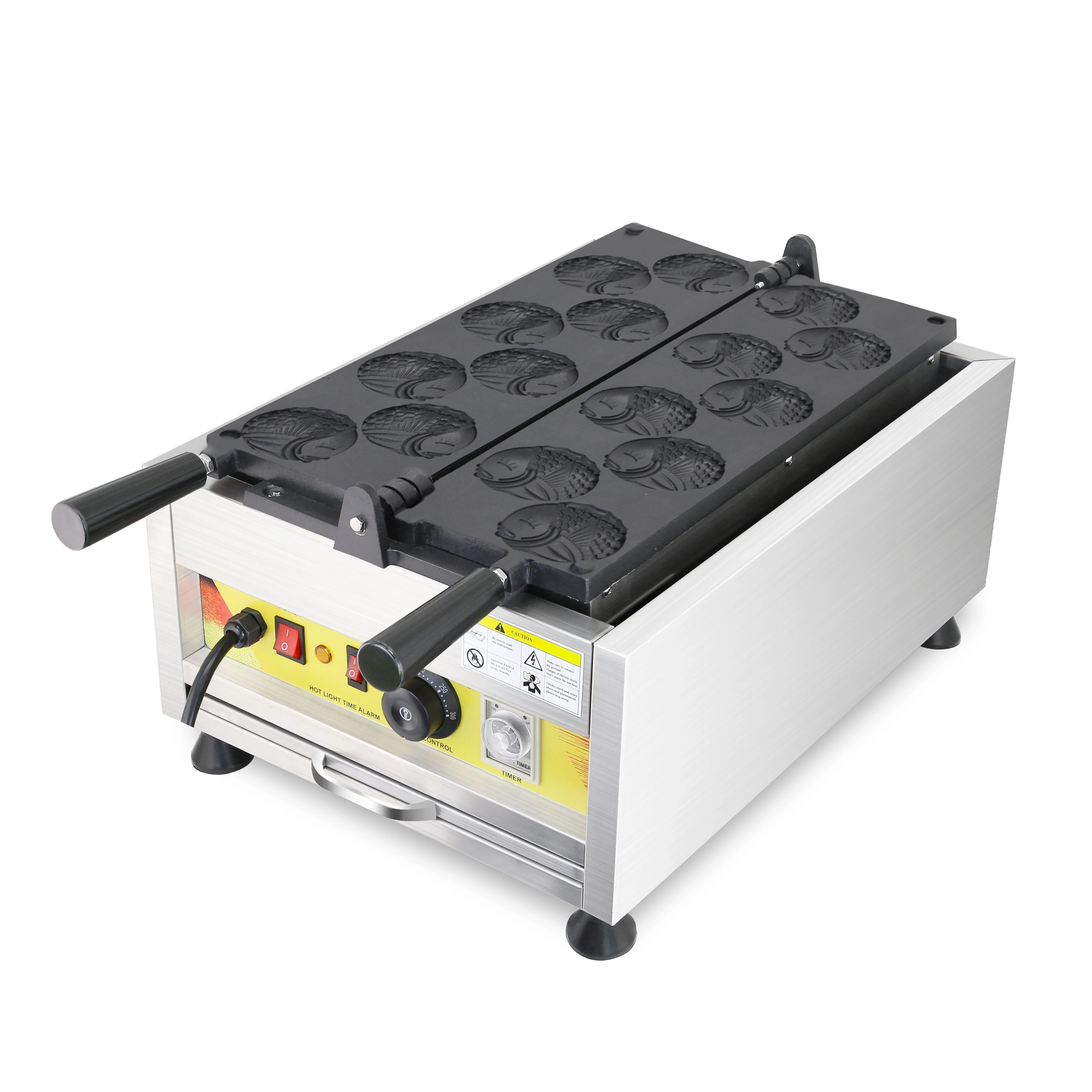 Commerical new design round fish shapes taiyaki waffle making machine other snack machines