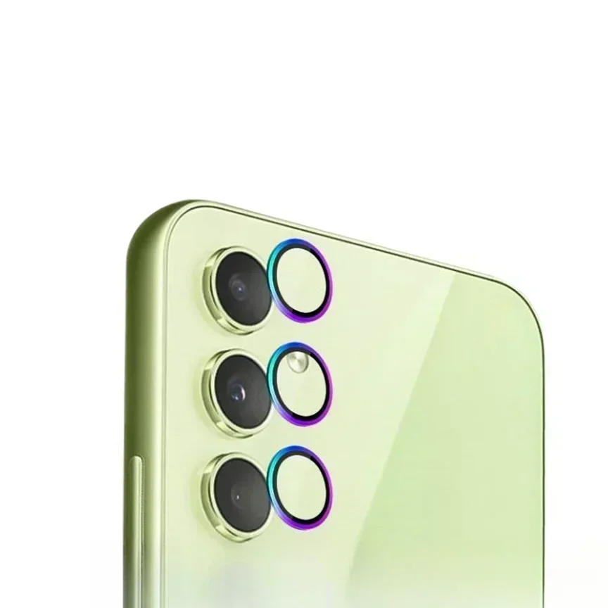 카메라 렌즈 링 유리 보호 금속 스크린 보호대 케이스 캡, 삼성 갤럭시 A55, A35, A25, A05, A05S, A15, 5G, A54, A34, A14 용