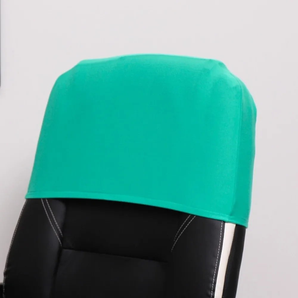 Elastic Elastic Office Chair Cover Solid Color Back Protection Computer Chair Head Cover Dust-Proof Cover Dustproof