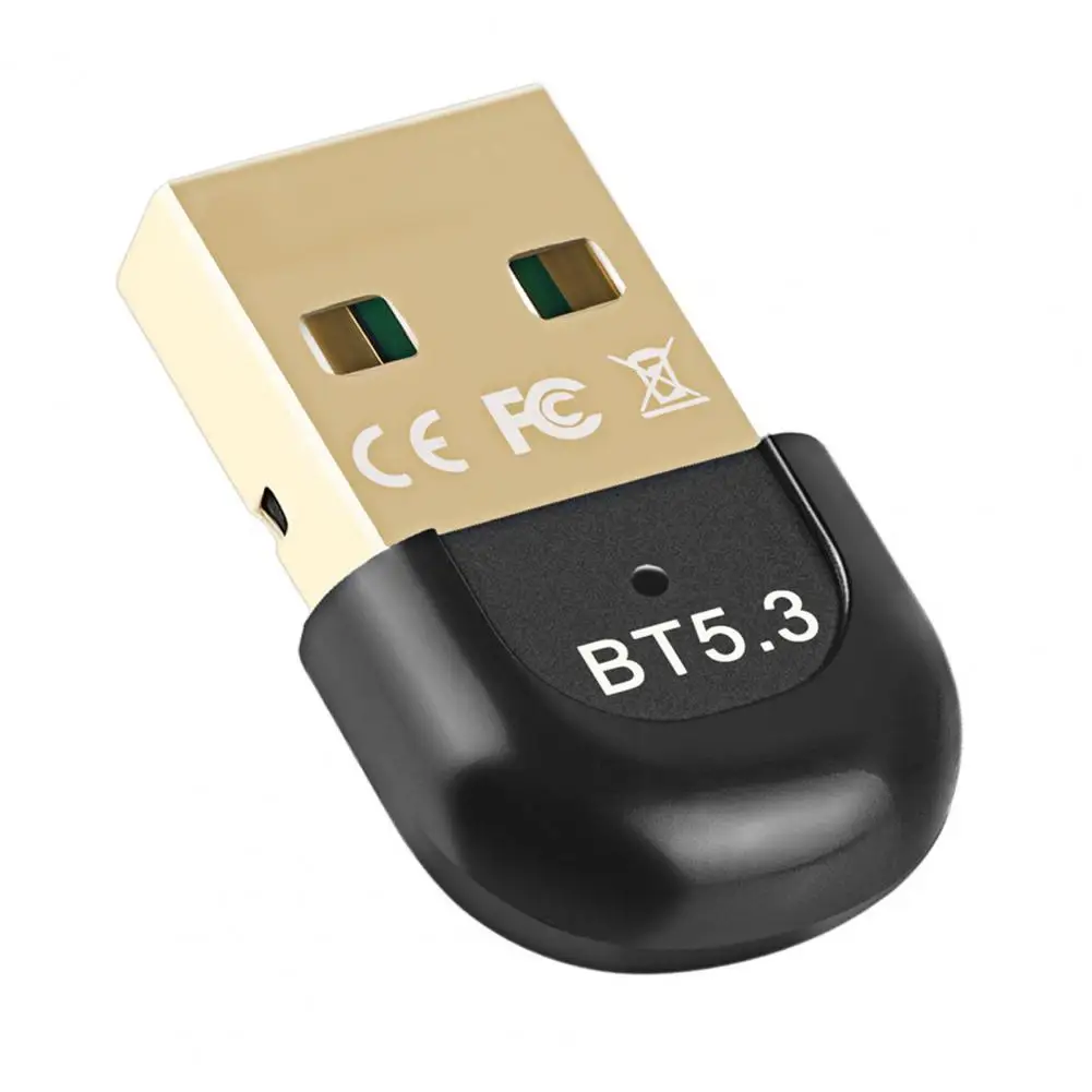 USB Transmitter Black Color Dongle Receiver Compact Size USB Unifying Receiver Bluetooth-compatible Adapter Multipurpose