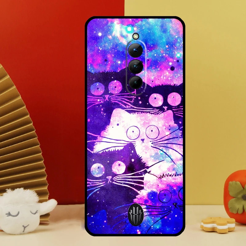 حافظة Space Happy Cats لهاتف Nubia Red Magic 10 Pro Plus 6 7 Pro 6S 7S 6R 5G RedMagic 9 8 8S 9S Pro Plus #6