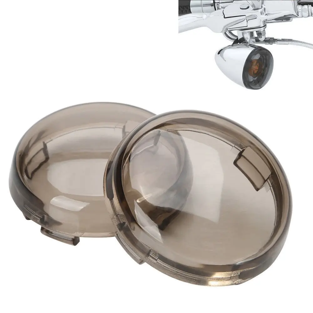 A22E-Smoked Turn Signal Lens Covers Lenses For Pack Of 4