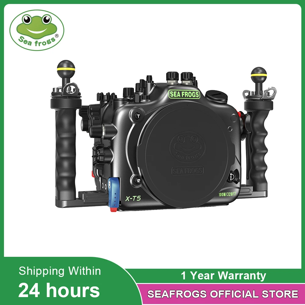 Seafrogs SF12001 100M Waterproof Aluminum Alloy Camera Case Body For FUJI  X-T5 New Design Housing