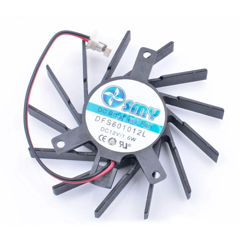 Original DFS601012L 12V 1.6W diameter 54mm 35x35x27mm graphics card heat sink cooling fan