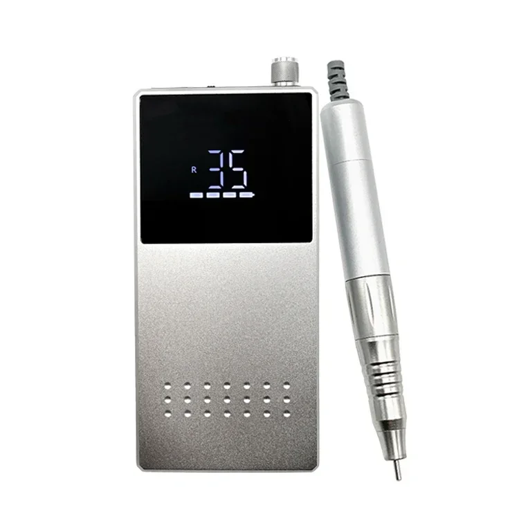brand new Professional Nail Polish Drill Machine with Rechargeable Portable 35000RPM Nail File for Pedicure Desktop-Use