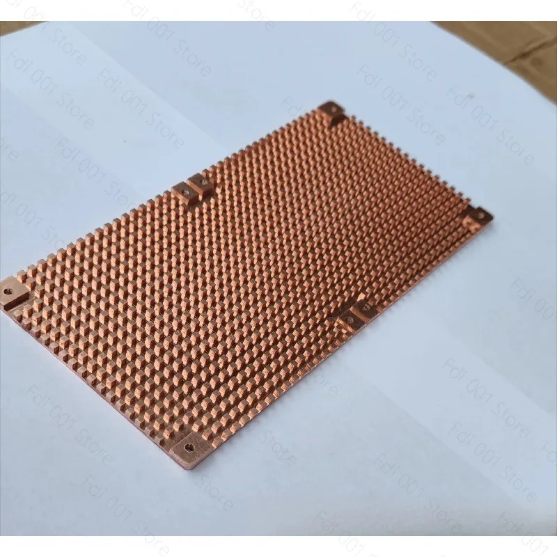 For RTX 3060 3080 3090 Backplane Pure Copper Heat Sink Graphics Card Memory Auxiliary Radiator 90X180MM 5mm