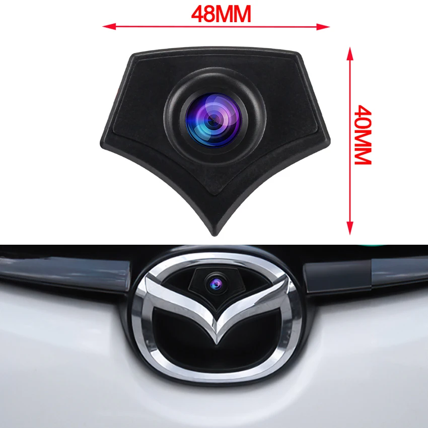 1080P Car Front View LOGO Camera For Mazda 2 3 5 6 CX3 CX5 BM GG GJ CX4 CX7 CX8 Atenza 170° HD Night vision Assistance System