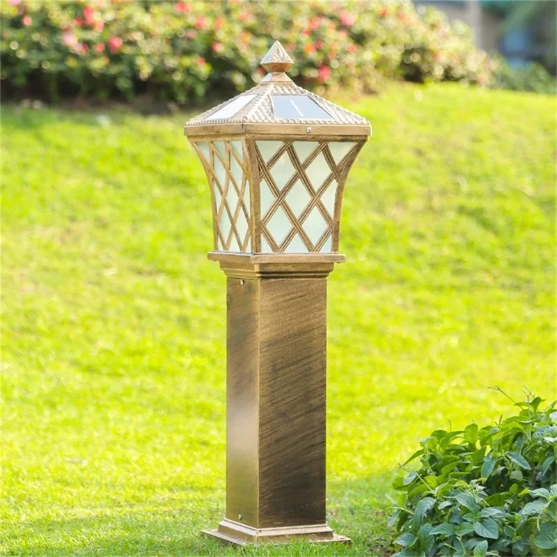 

DORIAN Outdoor Solar Lawn Light Retro Garden Lamp Fixture LED Waterproof Decorative for Home Courtyard