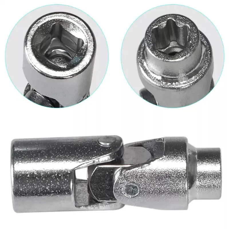 Everbright Store M256 Engine Ignition Coil Removal Tool Universal E8 Sleeve, Hexagonal 6-Cylinder Spark Plug Sleeve