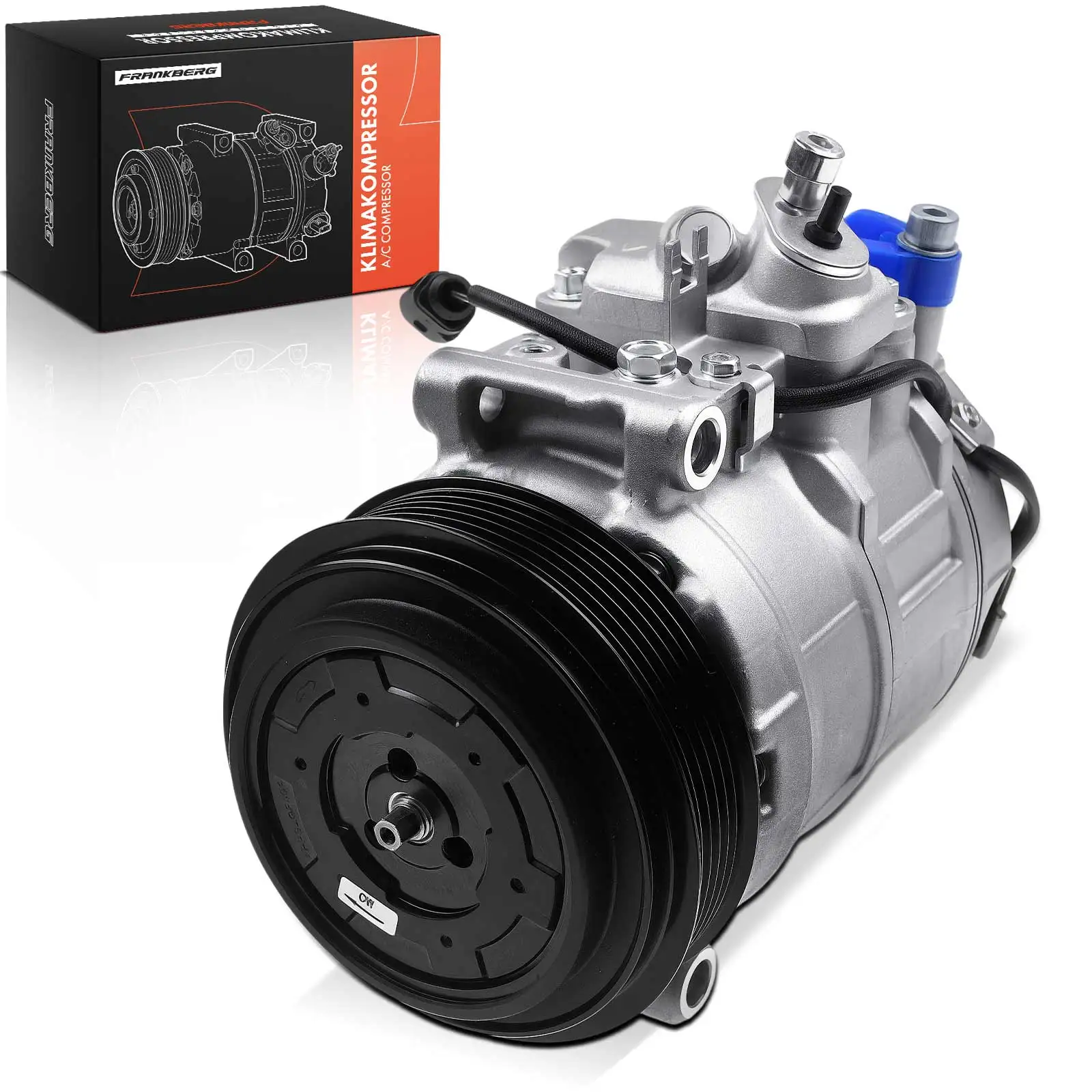 Compresseur de climatisation Frankberg 1x pour Audi Q7 4LB 3.0L 2007-2015 7L6820808