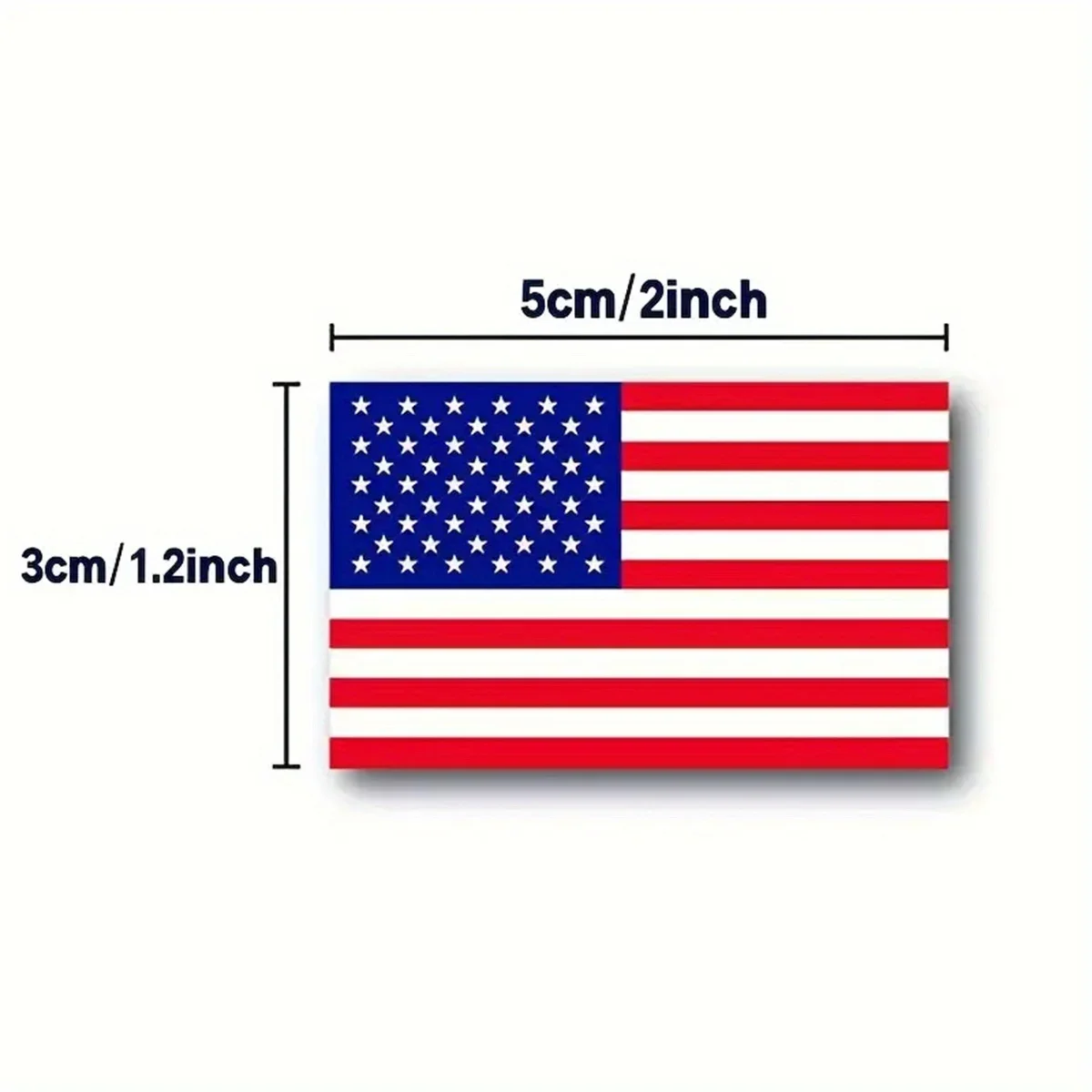 1 Roll/250 Pieces of American Flag Stickers for Party Celebrations of Easter Independence Day Patriotic Flag Decorative Stickers