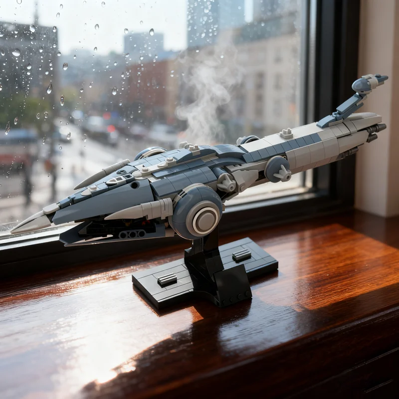 638 stücke MOC Midi Skala Malevolence Subjugator Klasse Star Schlacht Modell Bausteine Architektur Spielzeug Weihnachten Geschenke Bildung