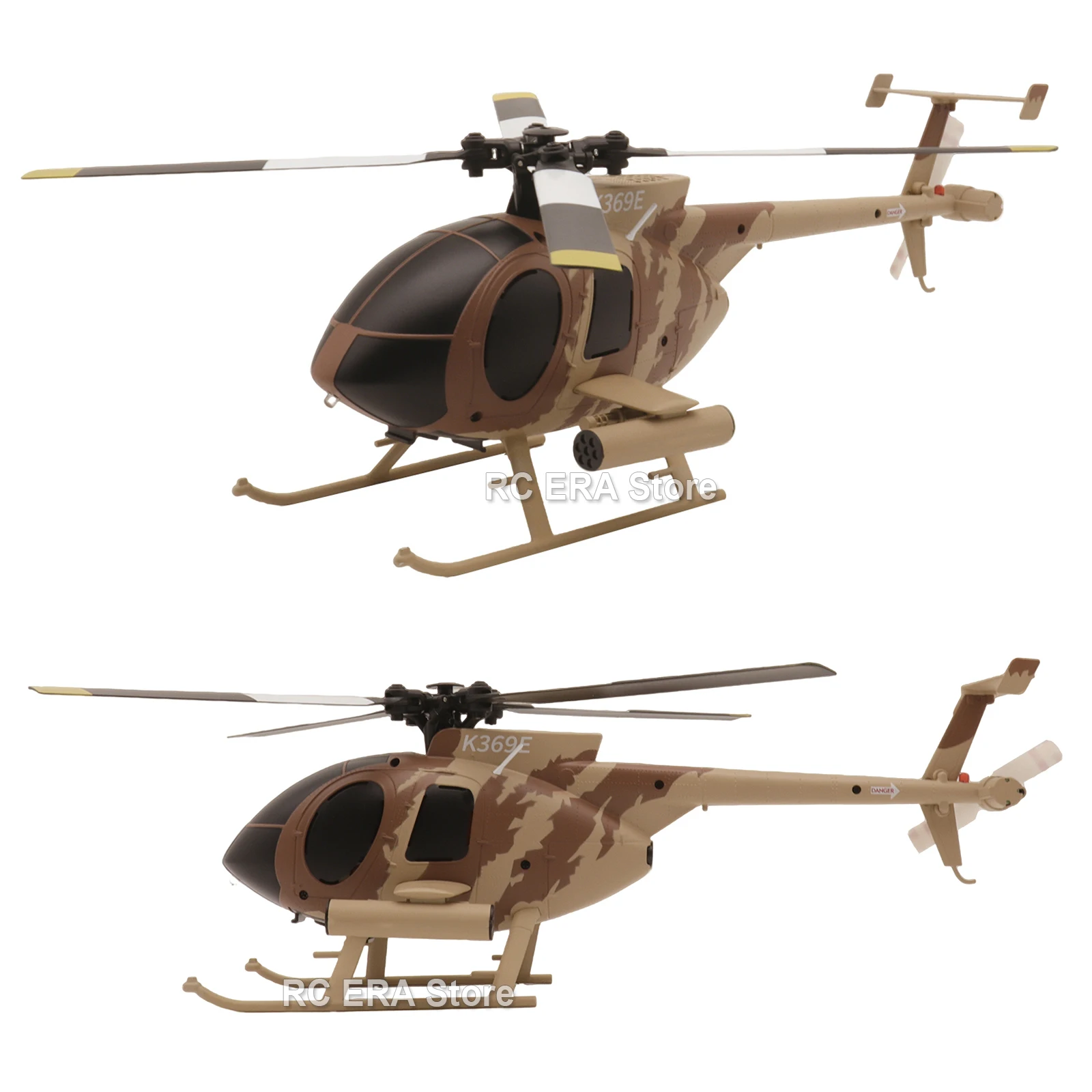 

RC ERA C184 MD500 Масштаб 4CH Flybarless Оптический поток Гироскоп Стабилизированный RC Вертолет Игрушки с дистанционным управлением - Песок Желтый Печенье