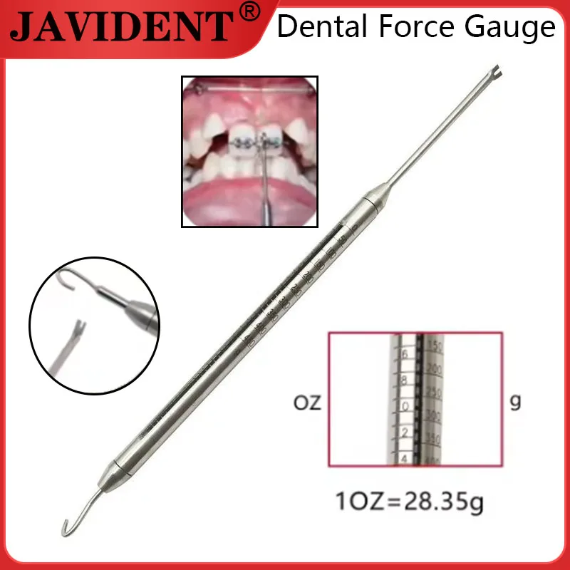 

1 шт., стоматологический ортодонтический датчик силы, автоклавируемое тяговое устройство, эластичная резинка, измеритель силы, стоматологические материалы