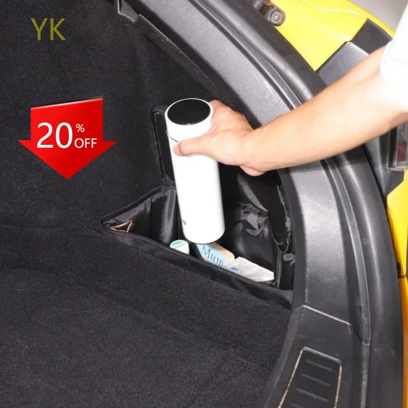 

Oxford Cloth Black Car Trunk Left and Right Side Slot Storage Tool Bag Car Accessories For Tesla Model S 2014-2025